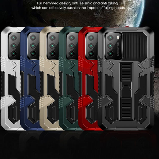 Vanguard Warrior All Inclusive Double-color Shockproof TPU + PC Protective Case with Holder, For Xiaomi Poco M3, For Samsung Galaxy Note20 Ultra, For Motorola Moto G9 Plus