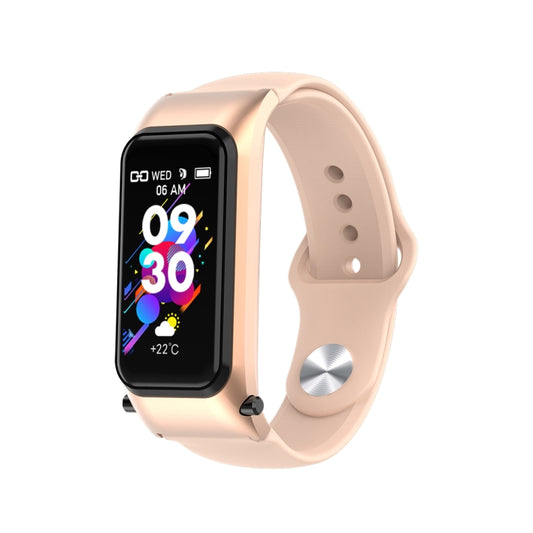 Bracelet intelligent avec écouteurs Bluetooth et écran HD 1,14 pouce X4, prend en charge la surveillance du sommeil / la surveillance de la température corporelle / la surveillance de la fréquence cardiaque
