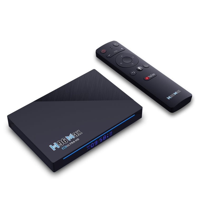 H96 Max 8K Smart TV BOX Android 11.0 Media Player wtih Remote Control, Quad Core RK3566, RAM: 4GB, ROM: 32GB, Dual Frequency 2.4GHz WiFi / 5G, 4GB+32GB, US Plug, 4GB+32GB, EU Plug, 4GB+32GB, UK Plug, 4GB+32GB, AU Plug