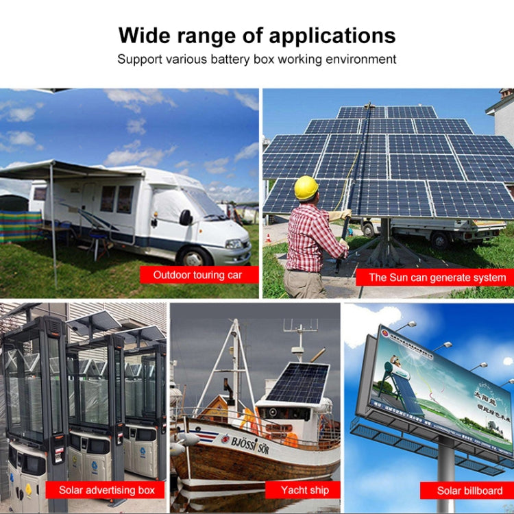 MPPT Solar Controller 12V / 24V / 48V Automatic Identification Charging Controller with Dual USB Output, 10A, 20A, 30A, 40A, 50A, 60A, 80A