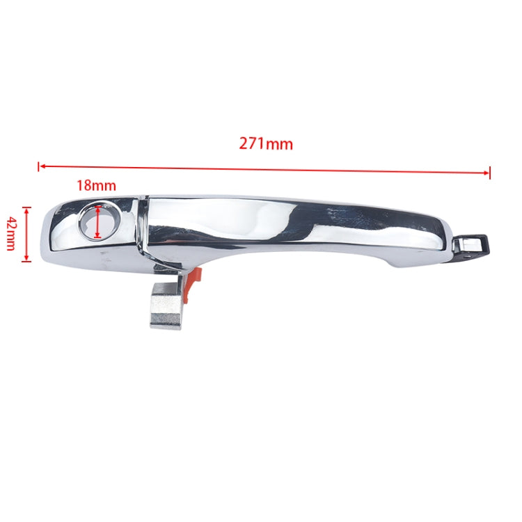 2 PCS A5858 Car Front Outside Door Handle 4589009AH+5065800AH for Chrysler 300 2005-2010, A5858