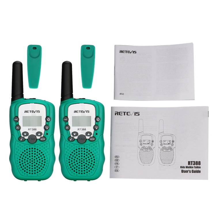1 Pair RETEVIS RT388 0.5W EU Frequency 446MHz 8CHS Handheld Children Walkie Talkie, RT388(Black), RT388(Pink), RT388(Blue), RT388(Purple), RT388(Yellow)