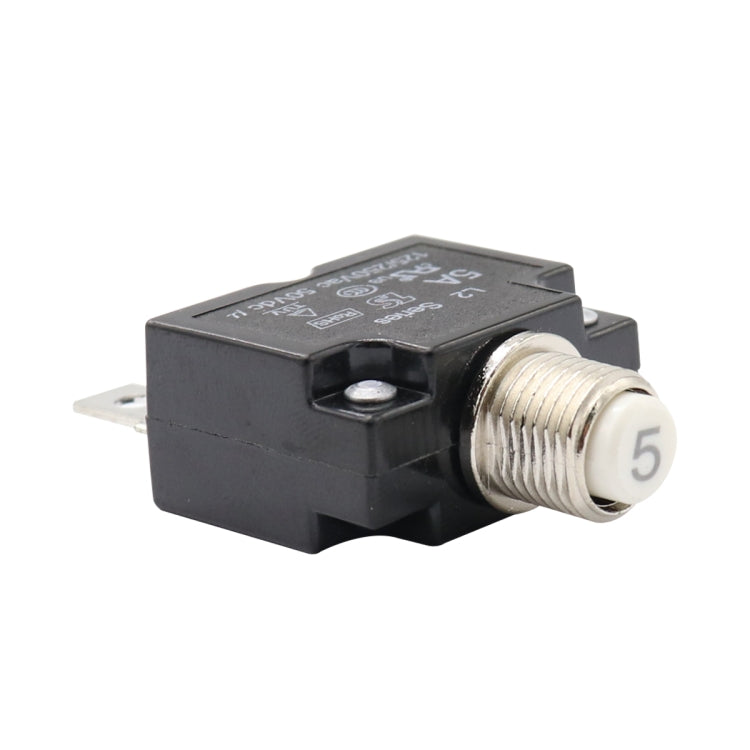 L2 Series 50V Car Overload Protector Manual Reset DC Circuit Breaker with Waterproof Cover, 5A, 10A, 15A, 20A, 30A