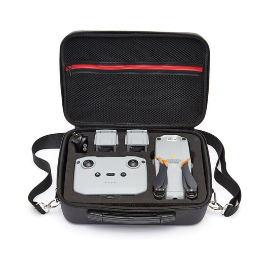 Portable Single Shoulder Storage Travel Carrying PU Cover Case Box for DJI Air 2S, For DJI Air 2S Black + Black Liner, For DJI Air 2S Black + Red Liner