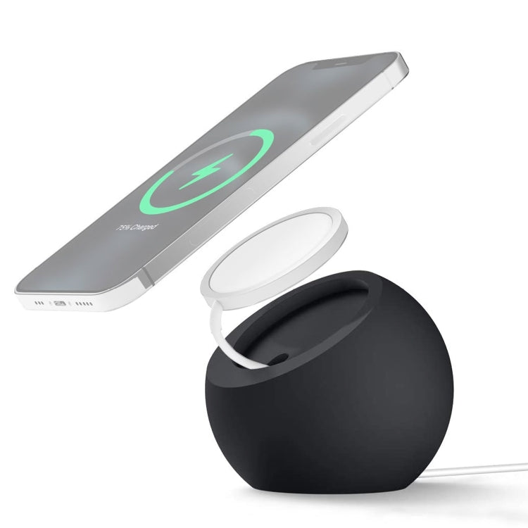 Silicone Pellet Magsafe Magnetic Charger Holder for iPhone 12 Series and Above