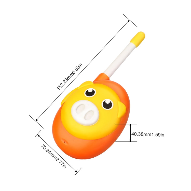 1 Pair RETEVIS RB16 US Frequency FRS467 1CHS License-free Cartoon Children Handheld Walkie Talkie, RB16