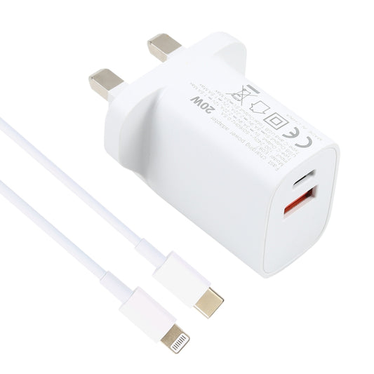 20W USB-C / Type-C + USB-Anschlüsse Ladegerät mit 100W Type-C auf 8 Pin Schnellladekabel, 1m Type-C auf 8 Pin, UK Stecker, 1m Type-C auf 8 Pin, US Stecker, 1m Type-C auf 8 Pin, EU Stecker, 2m Type-C auf 8 Pin, UK Stecker, 2m Type-C auf 8 Pin, US Stecker