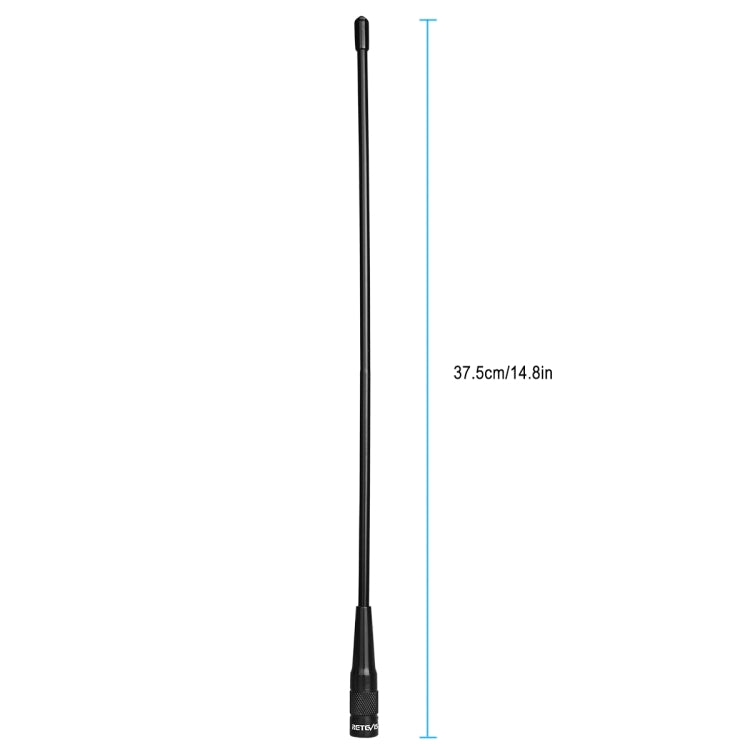 RETEVIS RHD-771 136-174+400-480MHz SMA-M Male Dual Band Antenna for RT1/RT2/RT3 TYT MD-380/UV8000D, RHD-771 SMA-M