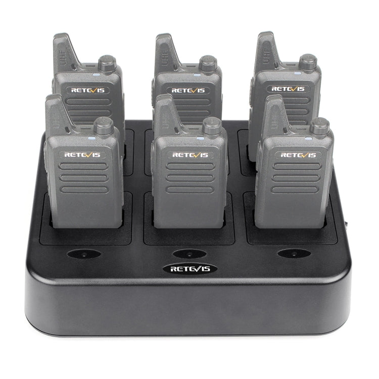 RETEVIS RTC22 Multi-function Six-Way Walkie Talkie Charger for Retevis RT22,, RTC22 US Plug, RTC22 EU Plug