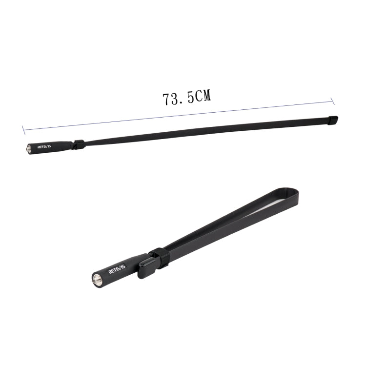 RETEVIS HA02 VHF&UHF SMA-F Female Bendable Dual Band Antenna, HA02
