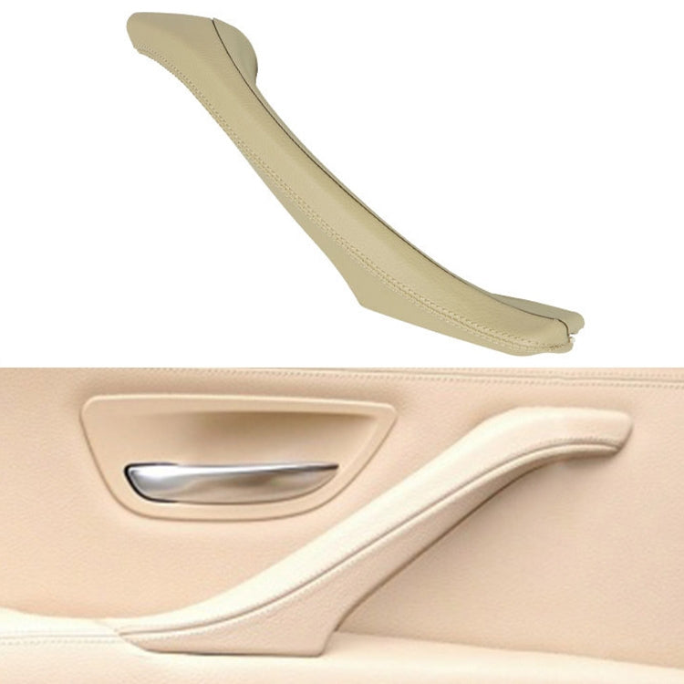 Car Leather Right Side Inner Door Handle Assembly 51417225854 for BMW 5 Series F10 / F18 2011-2017, Right Side (Black), Right Side (Beige), Right Side (Creamy-white), Right Side (Grey), Right Side (Wine Red), Right Side (Mocha)
