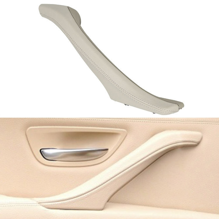 Car Leather Right Side Inner Door Handle Assembly 51417225854 for BMW 5 Series F10 / F18 2011-2017, Right Side (Black), Right Side (Beige), Right Side (Creamy-white), Right Side (Grey), Right Side (Wine Red), Right Side (Mocha)