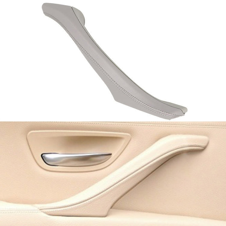 Car Leather Right Side Inner Door Handle Assembly 51417225854 for BMW 5 Series F10 / F18 2011-2017, Right Side (Black), Right Side (Beige), Right Side (Creamy-white), Right Side (Grey), Right Side (Wine Red), Right Side (Mocha)