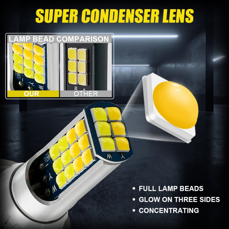 DC9-36V 30W 3000LM IP65 Car LED Double Color Fog Light with 30LEDs SMD-2525 Lamp, 2 PCS V6 H4, 2 PCS V6 H7, 2 PCS V6 H11