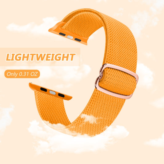 8-shaped Buckle Nylon Replacement Strap Watchband, For Apple Watch Series 9&8&7 41mm / SE 3&SE 2&6&SE&5&4 40mm / 3&2&1 38mm, For Apple Watch Series 7 45mm / & 6 & SE & 5 & 4 44mm