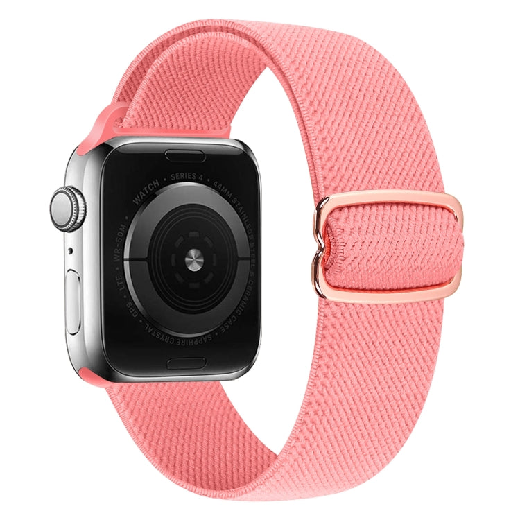 8-shaped Buckle Nylon Replacement Strap Watchband, For Apple Watch Series 9&8&7 41mm / SE 3&SE 2&6&SE&5&4 40mm / 3&2&1 38mm, For Apple Watch Series 7 45mm / & 6 & SE & 5 & 4 44mm