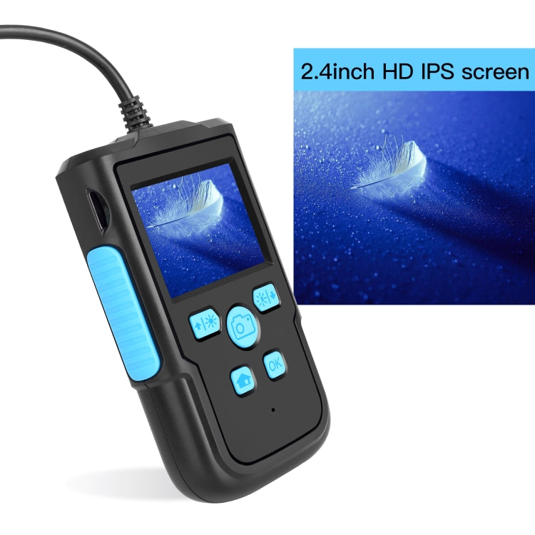 P60B 3.9mm 1080P 2.4 inch IPS Screen IP68 Waterproof HD Digital Endoscope, 3.9mm 2m Hard Cable, 3.9mm 5m Hard Cable, 3.9mm 10m Hard Cable