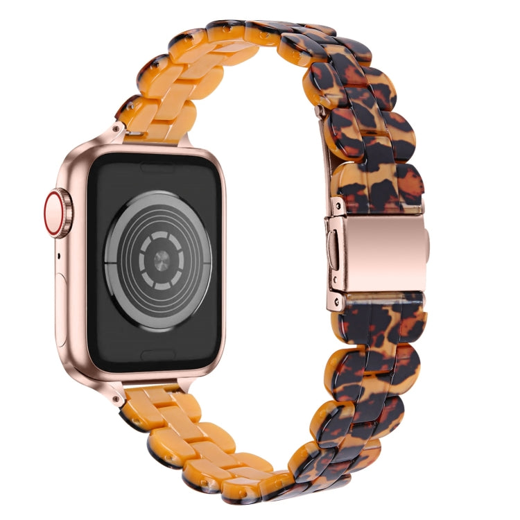 Oval Resin Replacement Strap Watchband, For Apple Watch Series 7 41mm / & 6 & SE & 5 & 4 40mm, For Apple Watch Series 7 45mm / & 6 & SE & 5 & 4 44mm