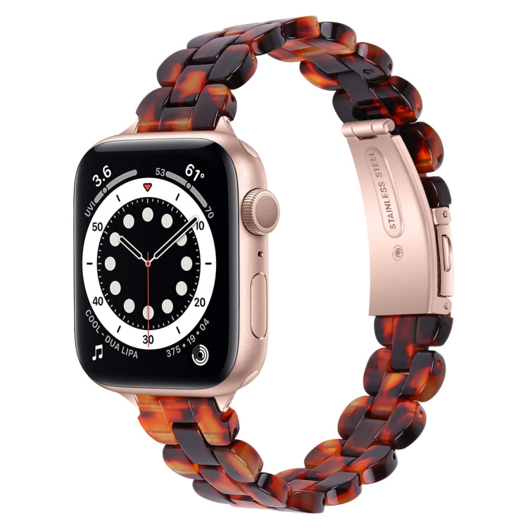 Oval Resin Replacement Strap Watchband, For Apple Watch Series 7 41mm / & 6 & SE & 5 & 4 40mm, For Apple Watch Series 7 45mm / & 6 & SE & 5 & 4 44mm
