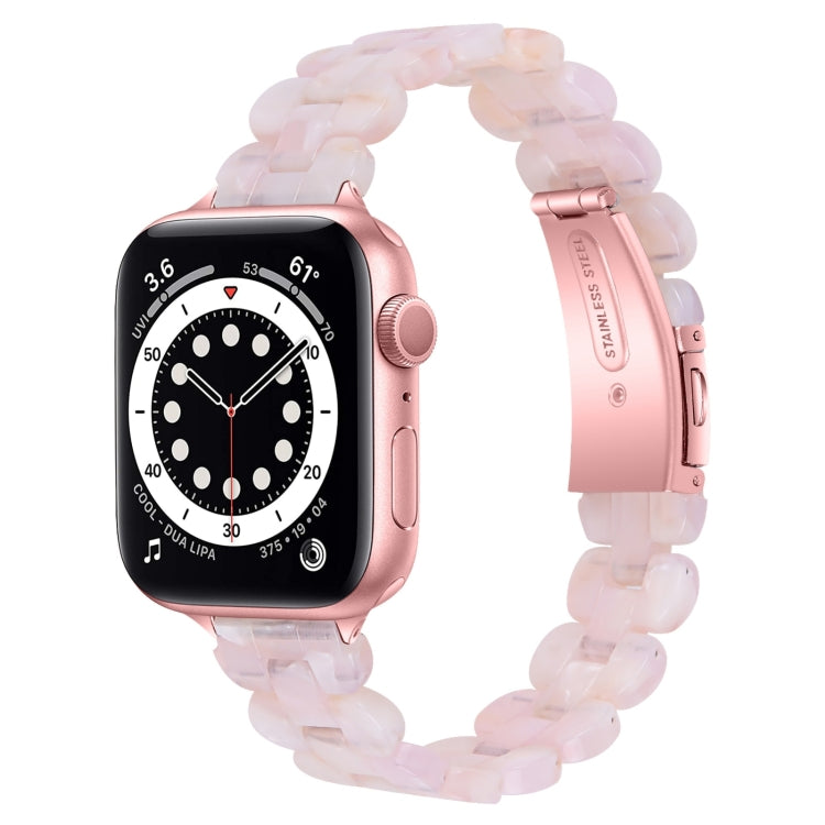 Oval Resin Replacement Strap Watchband, For Apple Watch Series 7 41mm / & 6 & SE & 5 & 4 40mm, For Apple Watch Series 7 45mm / & 6 & SE & 5 & 4 44mm