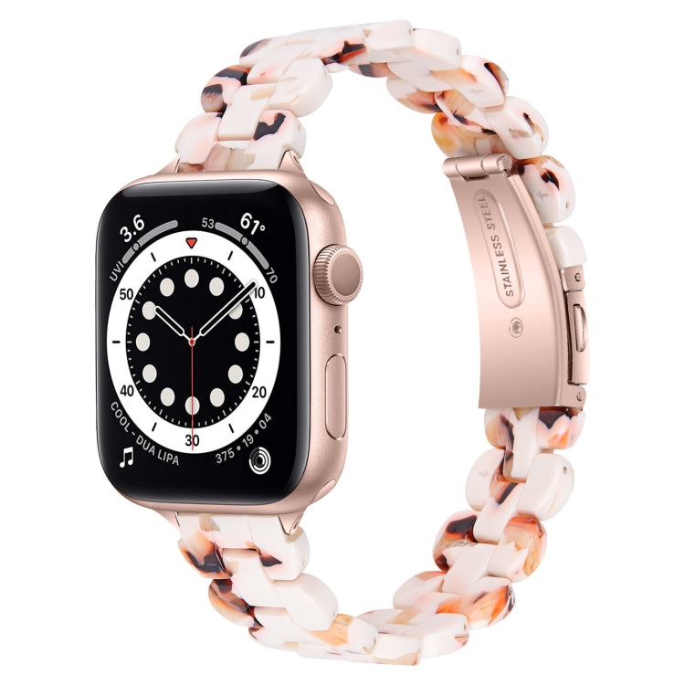 Oval Resin Replacement Strap Watchband, For Apple Watch Series 7 41mm / & 6 & SE & 5 & 4 40mm, For Apple Watch Series 7 45mm / & 6 & SE & 5 & 4 44mm