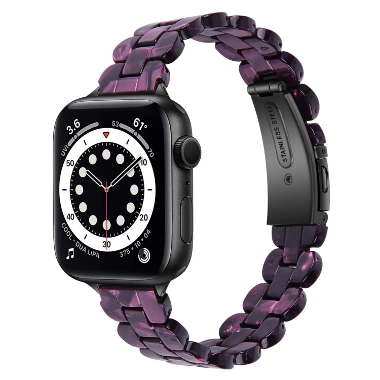 Oval Resin Replacement Strap Watchband, For Apple Watch Series 7 41mm / & 6 & SE & 5 & 4 40mm, For Apple Watch Series 7 45mm / & 6 & SE & 5 & 4 44mm