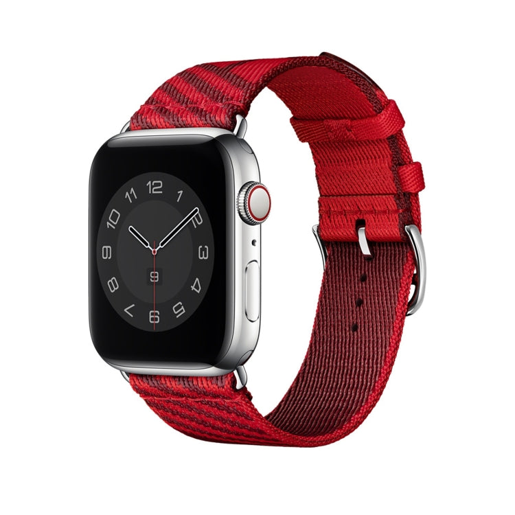 Two-color Nylon Braid Replacement Wrist Strap Watchband, For Apple Watch Series 7 41mm / & 6 & SE & 5 & 4 40mm, For Apple Watch Series 7 45mm / & 6 & SE & 5 & 4 44mm