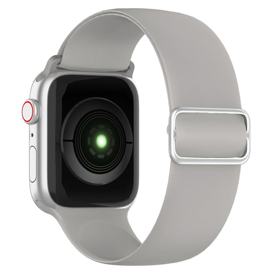 Elasticity Silicone Replacement Strap Watchband For Apple Watch Series, 7 45mm / 6 & SE & 5 & 4 44mm / 3 & 2 & 1 42mm