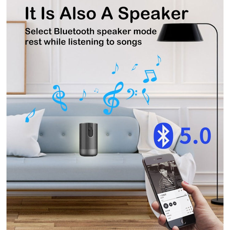 WEJOY A5 1920x1080P 200 Lumens Multi-function Portable Home Theater LED HD Digital Projector Bluetooth Speaker, Android 7.1, 2G+16GB,
