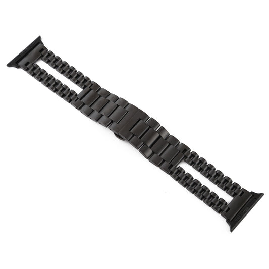 Edelstahl-Armband, für Apple Watch Series 7 41mm / 6 & SE & 5 & 4 40mm / 3 & 2 & 1 38mm, für Apple Watch Series 7 45mm / 6 & SE & 5 & 4 44mm / 3 & 2 & 1 42mm