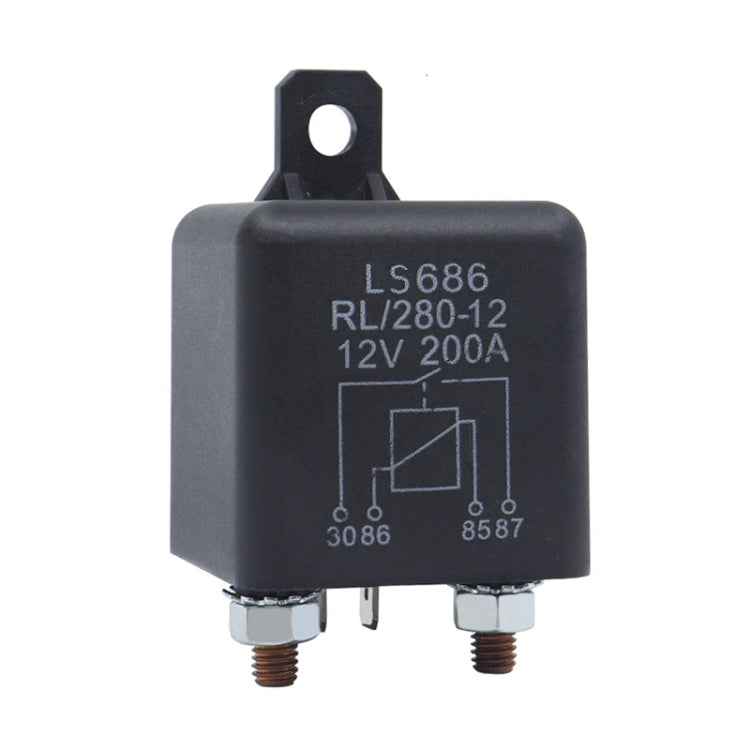 200A RV Modified Start Relay, 12V 1.8W Continuous Type, 12V 4.8W Start Type, 24V 1.8W Continuous Type, 24V 4.8W Start Type