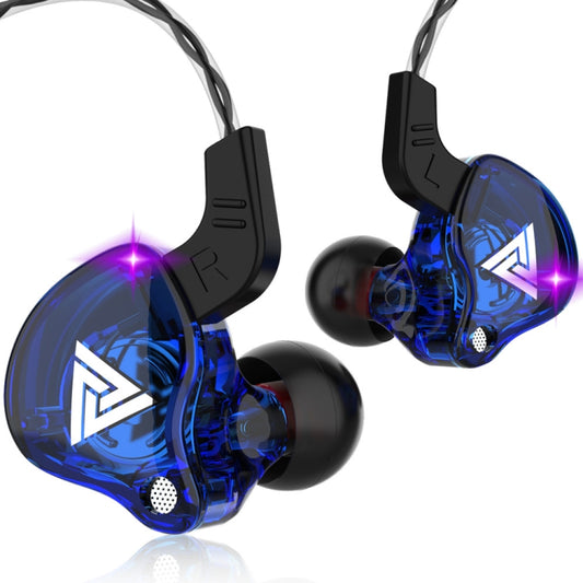 Écouteurs sport filaires intra-auriculaires subwoofer QKZ AK6 3,5 mm, longueur du câble : environ 1,2 m, 1 pièce, 1 paire