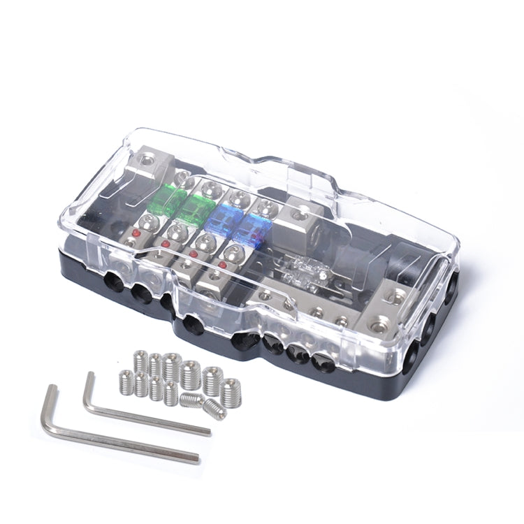 Multi-functional LED Car Audio Stereo Mini ANL Fuse Box with Wrench, A0529 Fuse Box
