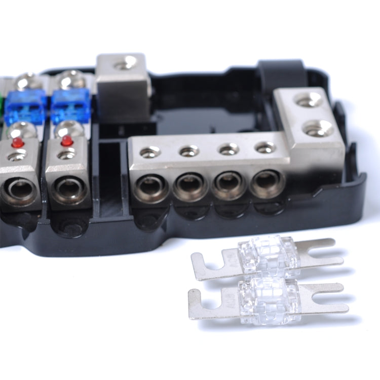 Multi-functional LED Car Audio Stereo Mini ANL Fuse Box with Wrench, A0529 Fuse Box