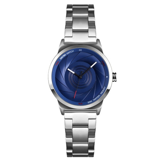 SKMEI 9210 Montre d'affaires pour femme, simple, cadran 3D, mouvement à quartz, pour femme
