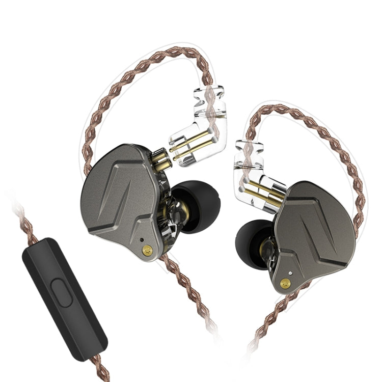 KZ ZSN Pro Ring Iron Hybrid Drive Metal In-ear Wired Earphone,, ZSN Standard Version(Blue), ZSN Standard Version(Purple), ZSN Mic Version(Grey), ZSN Mic Version(Blue), ZSN Mic Version(Purple), ZSN Standard Version(Grey)
