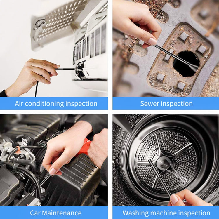 Y17 5MP 12mm Dual-lens HD Autofocus WiFi Industrial Digital Endoscope Zoomable Snake Camera, 3.5m Hard Cable, 5m Hard Cable, 10m Hard Cable