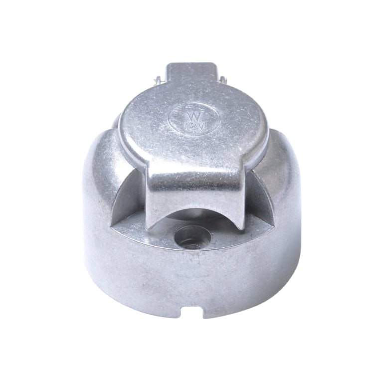 12V 7 Pin Round Plug Female Metal Trailer Adapter Connector Boat Carvan EU Plug, A0201