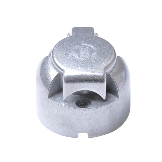 12V 7 Pin Round Plug Female Metal Trailer Adapter Connector Boat Carvan EU Plug, A0201