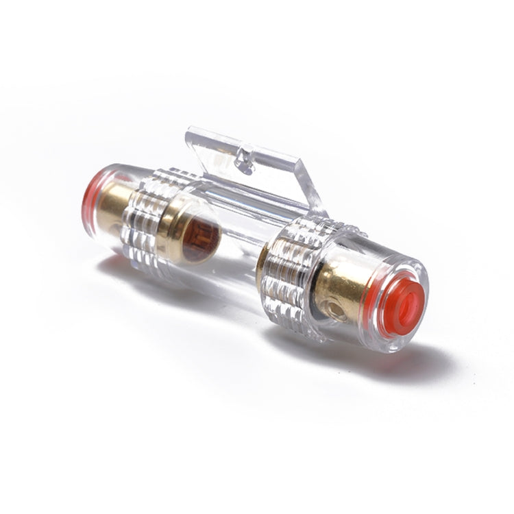 Car 100 Amp Audio AGU Fuse Holder Fuseholder 4 6 8 Gauge Inline Gold Plated, 100 Amp