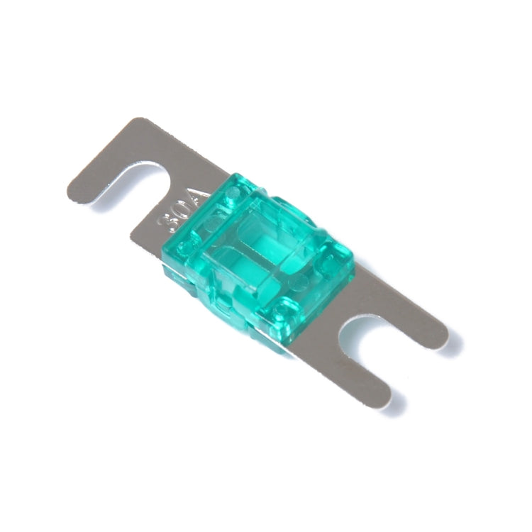 A0303 Blue 5 PCS Car Audio AFS Mini ANL 30A Fuse Nicked Plated, A0301 Green, A0302 Dark Orange, A0303 Blue, A0304 Transparent