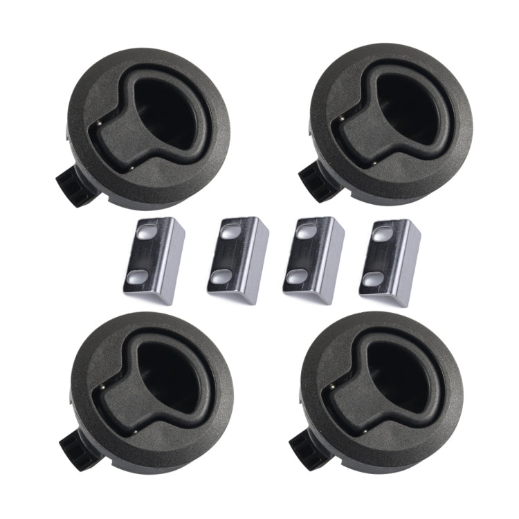 A5661 4 PCS RV / Yacht Flush Pull Slam Latch, A5661