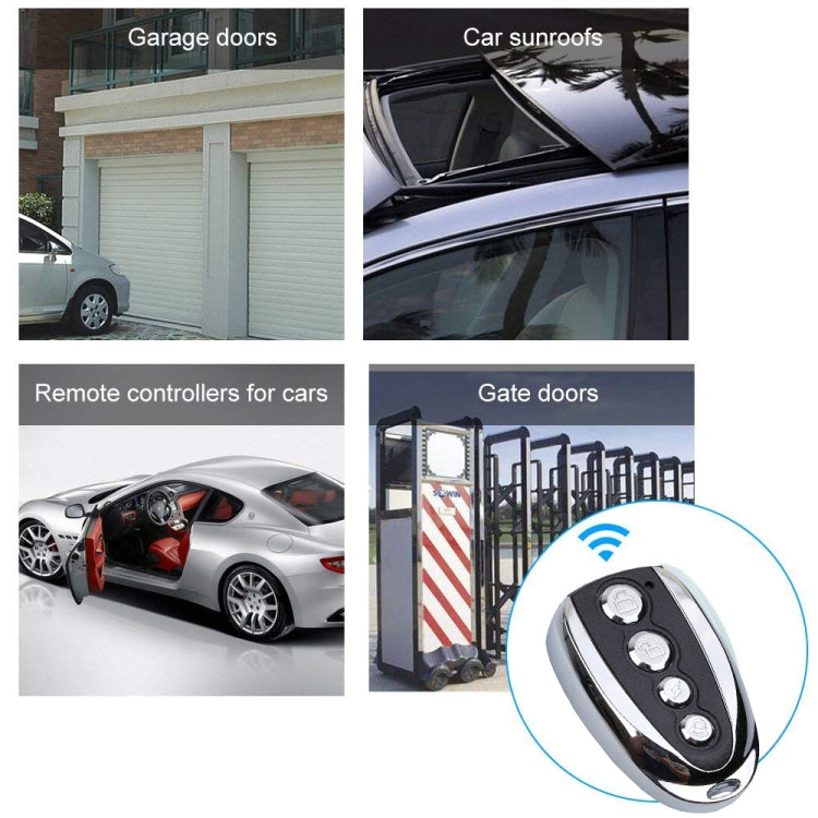 K18 Universal U-shaped Copy Electric Rolling Shutter Door Gate Garage Remote Controller, 315MHZ, 433MHZ