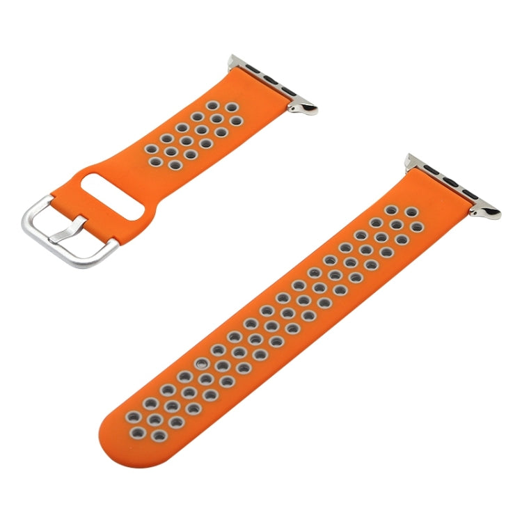 Silicone Replacement Strap Watchband For Apple Watch Series, 7 41mm / 6&SE&5&4 40mm / 3&2&1 38mm, 7 45mm / 6&SE&5&4 44mm / 3&2&1 42mm