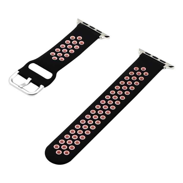 Silicone Replacement Strap Watchband For Apple Watch Series, 7 41mm / 6&SE&5&4 40mm / 3&2&1 38mm, 7 45mm / 6&SE&5&4 44mm / 3&2&1 42mm