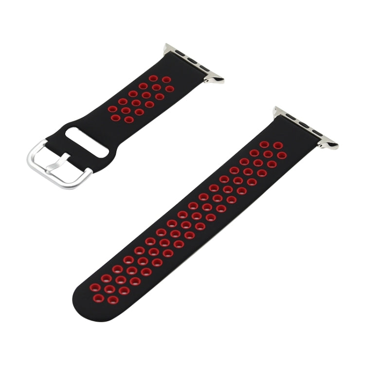 Silicone Replacement Strap Watchband For Apple Watch Series, 7 41mm / 6&SE&5&4 40mm / 3&2&1 38mm, 7 45mm / 6&SE&5&4 44mm / 3&2&1 42mm