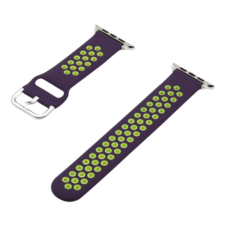 Silicone Replacement Strap Watchband For Apple Watch Series, 7 41mm / 6&SE&5&4 40mm / 3&2&1 38mm, 7 45mm / 6&SE&5&4 44mm / 3&2&1 42mm