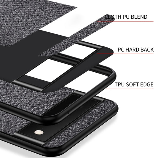 Shockproof Cloth Texture PC+ TPU Protective Case, For Motorola Moto G30, For Google Pixel 6, For Google Pixel 6 Pro