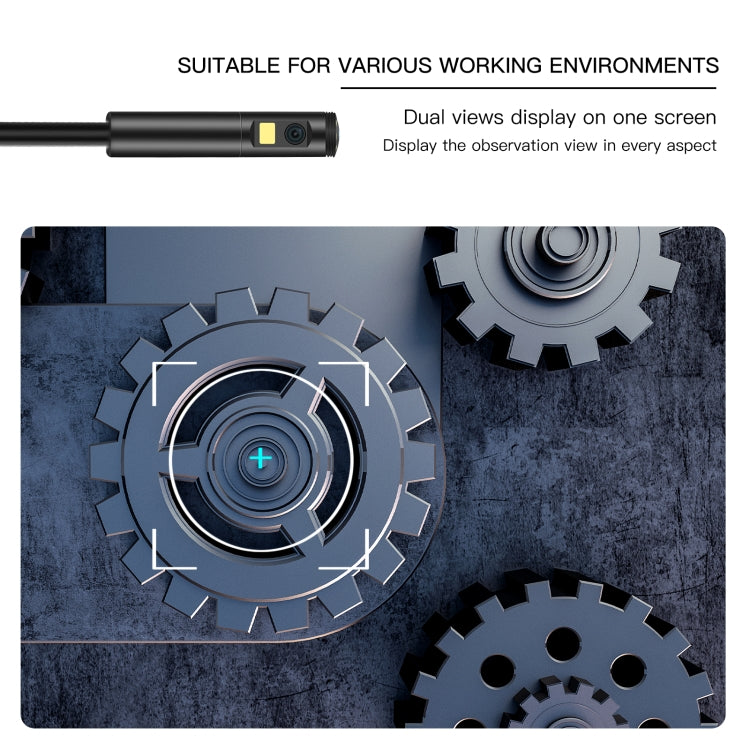 AN100 3 in 1 IP68 Waterproof USB-C / Type-C + Micro USB + USB Dual Cameras Industrial Didital Endoscope with 9 LEDs, Support Android System, Lens Diameter: 5.5mm, 1m Soft Cable, 2m Soft Cable, 3.5m Soft Cable, 5m Soft Cable, 10m Soft Cable, 1m Hard Cab...