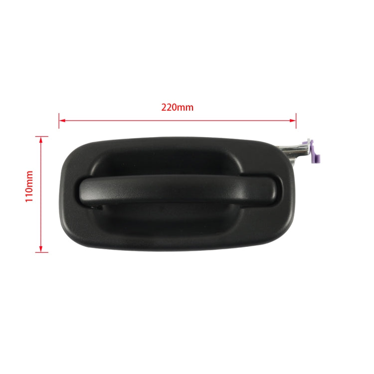 A6744 4 in 1 Car Outsdie Door Handle 15034985FL/15034986FR/15721571RL/15721572RR for Chevrolet / GMC, A6744